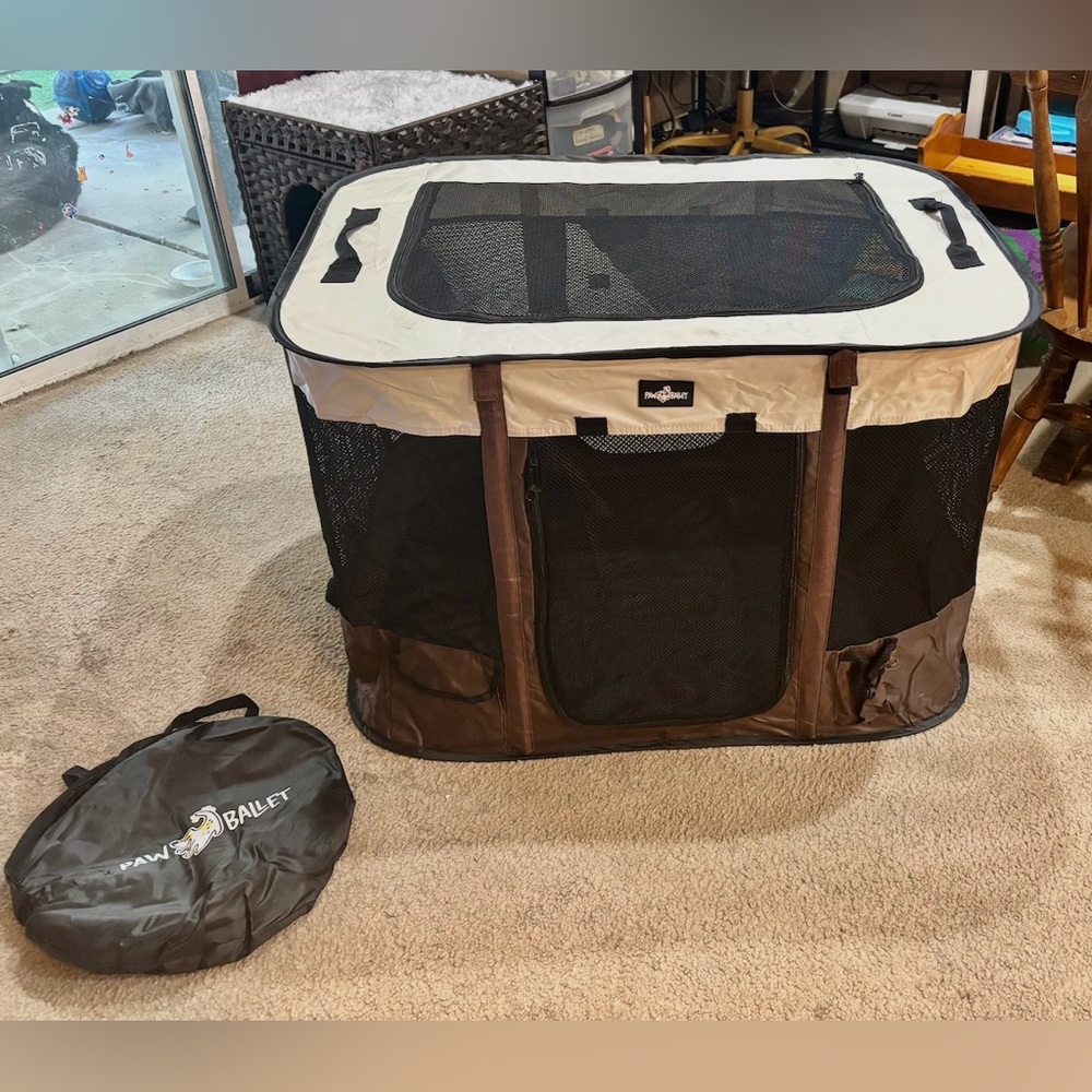 Paw Ballet - Portable Foldable Pet Playpen Tent - LARGE